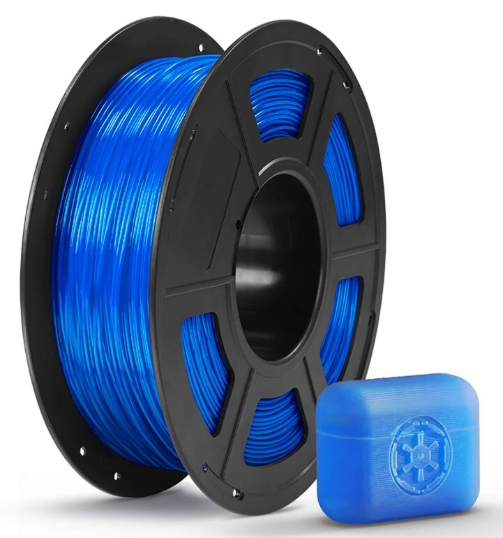 Filament Tpu Anycubic Translucent Blue Průhledný Modrý 1 kg