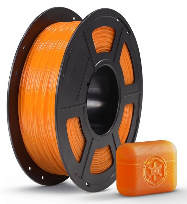 Filament Tpu Anycubic Translucent Orange Průhledný Oranžový 1 kg