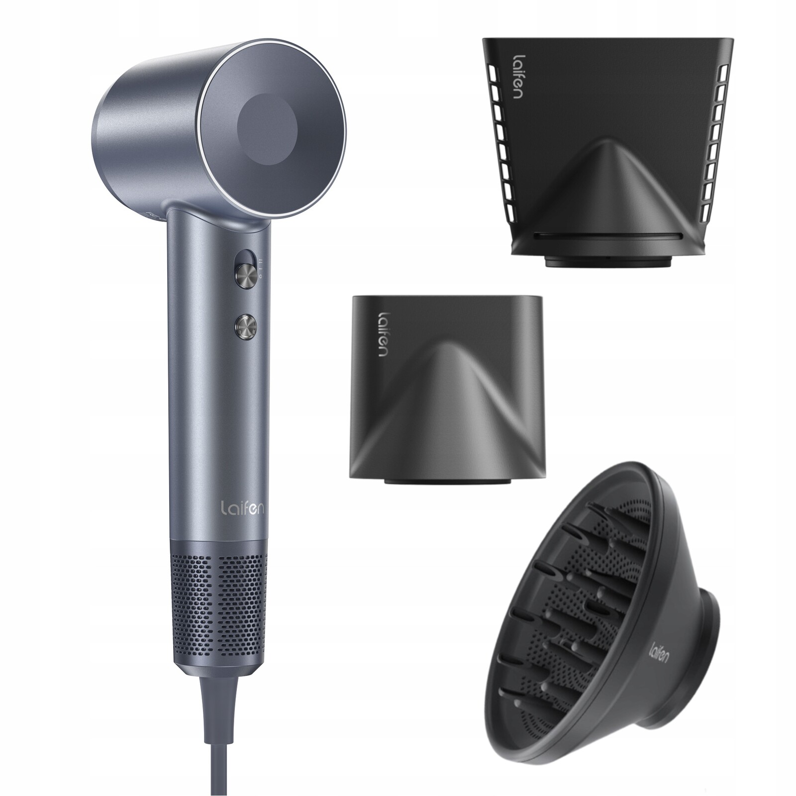 Laifen Vysoušeč vlasů Swift Special Modrý Stříbrný s ionizací Trysky