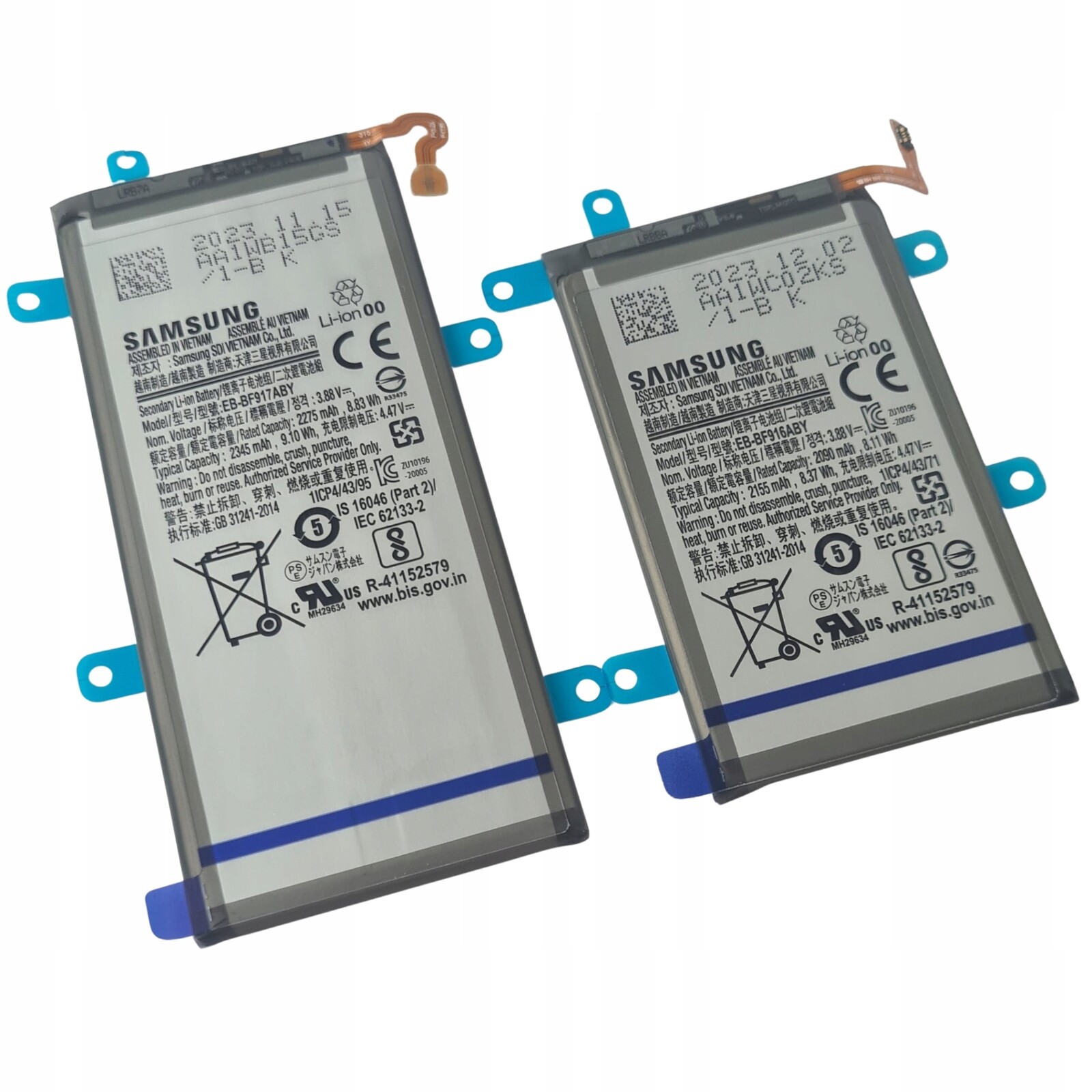 Org Sada nových originálních baterií pro Samsung Galaxy Z Fold2