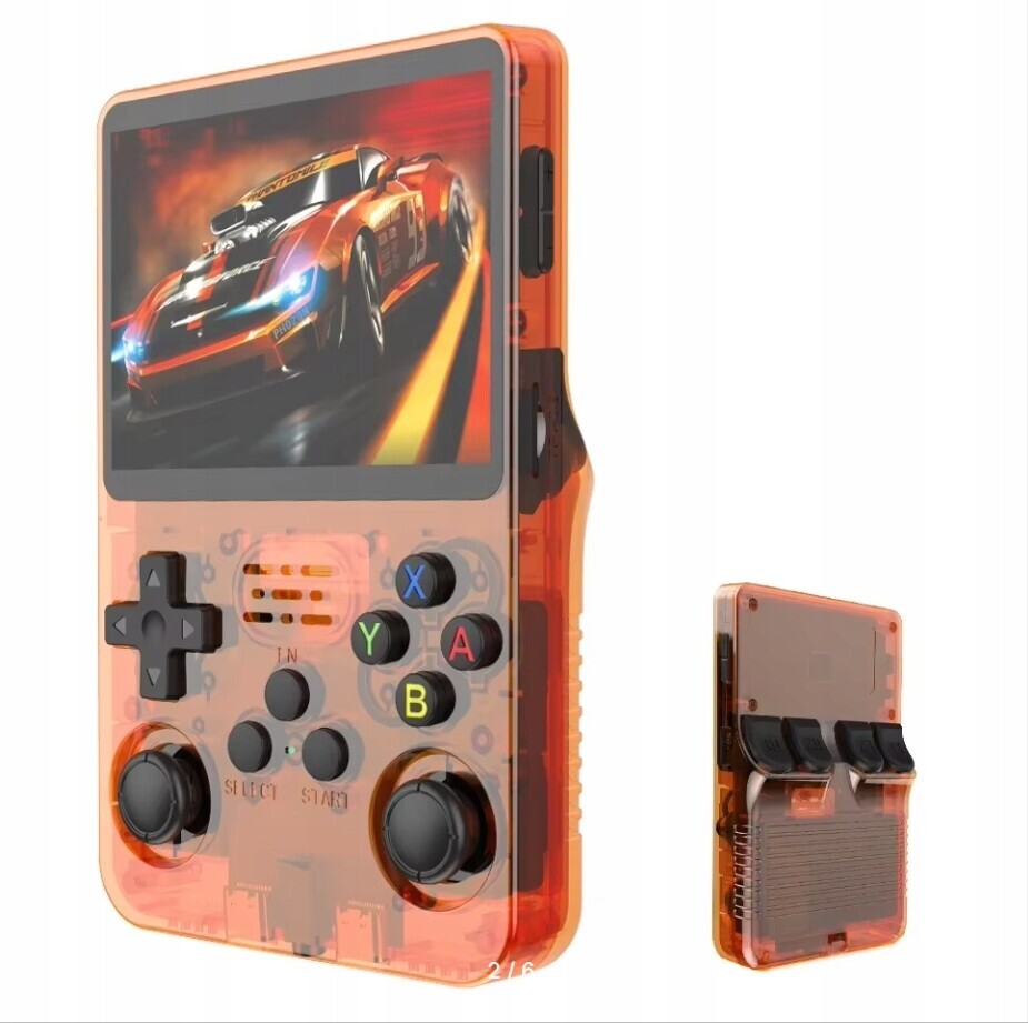 R36S Retro Konzole Červená 64GB 3,5