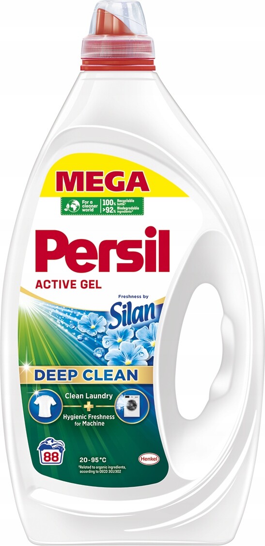 Gel na bílé prádlo Persil Gel Fresh 3,96 l 88 praní