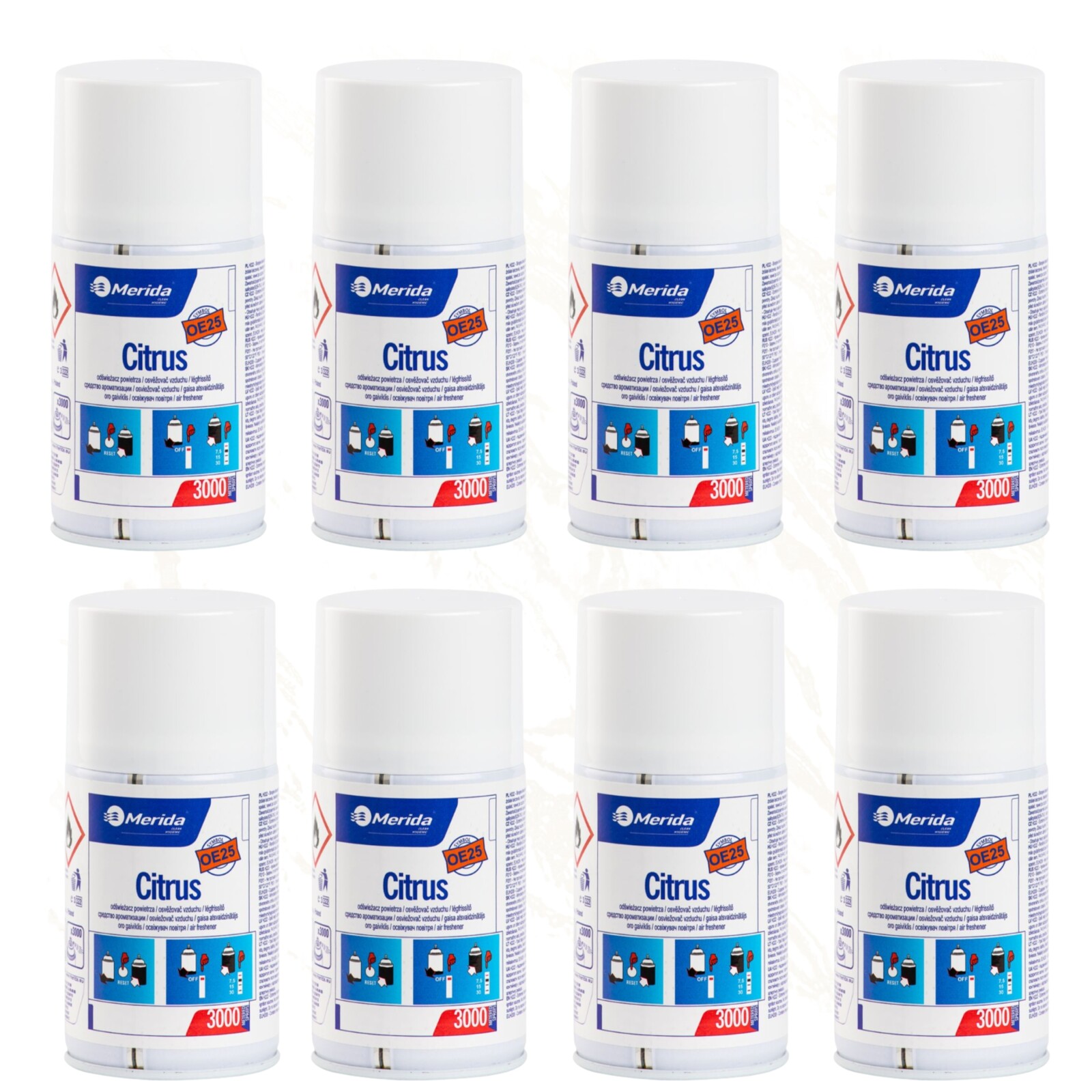Merida Osvěžovač Vzduchu 8 Ks Citrus OE25 250 ML