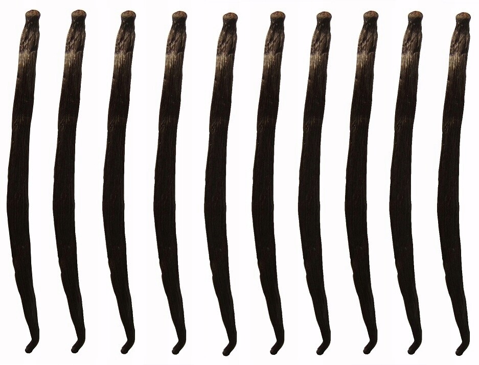 Vanilka Tyčinky 10 Kusů 10-14 cm Vanilková tyčinka Kvalita 1 Čerstvé, Vlhké Tyčinky