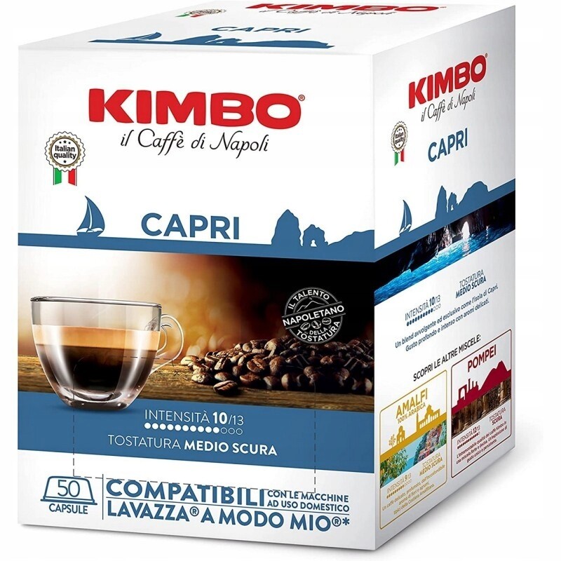 Kimbo Káva Kapsle pro Lavazza A Modo Mio Capri 50 kusů