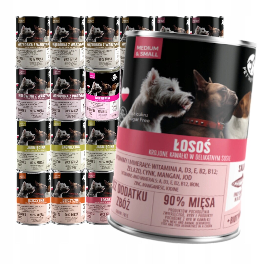 Pet Republic Mix Chutí Kousky v omáčce 24x400g Vlhké Krmivo pro psy