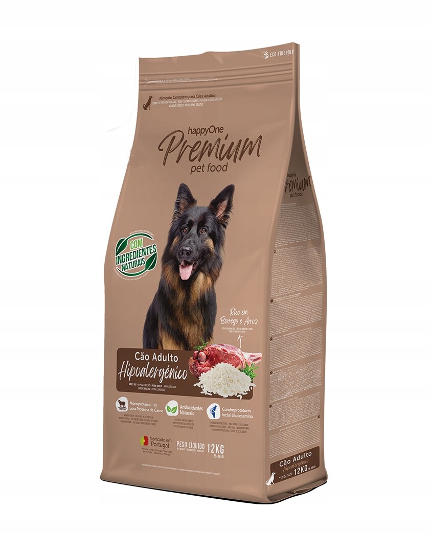 happyOne Adult Dog Hypoallergenic s jehněčím masem 12 kg