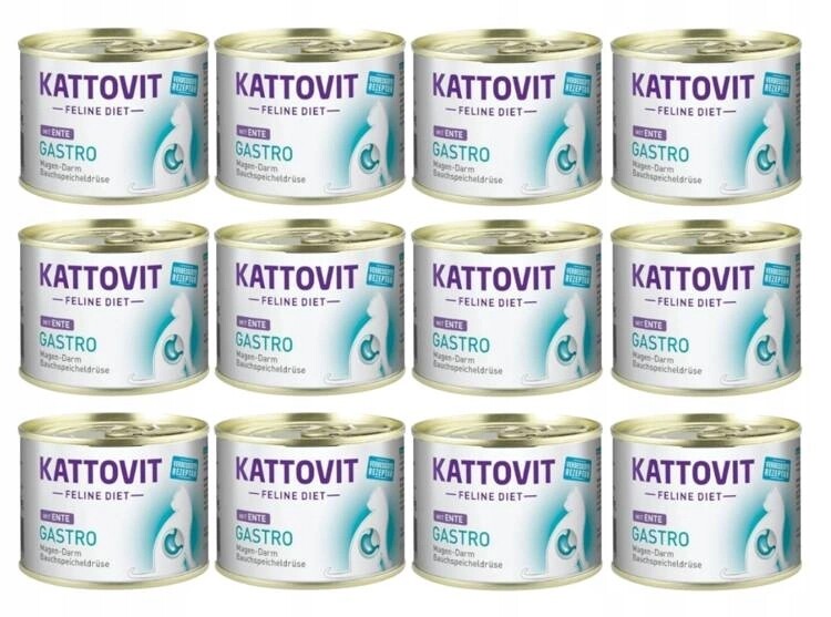 Kattovit Gastro 185 g - 12 x 185 g kachna