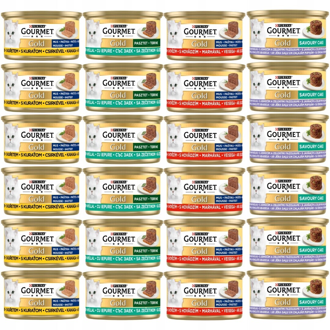 Gourmet Gold jemná paštika 48 x 85 g - oceánské ryby