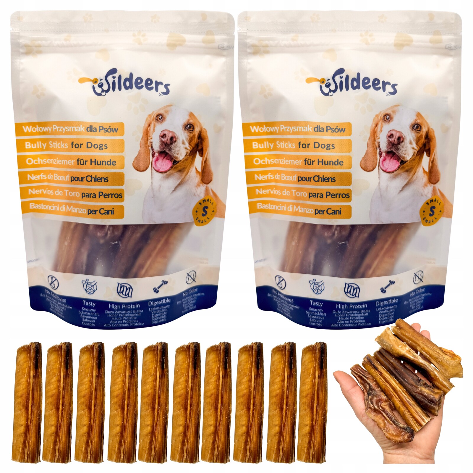 Hovězí penisy pro malé psy Tlusté A Aromatické Pejsci milují kousání