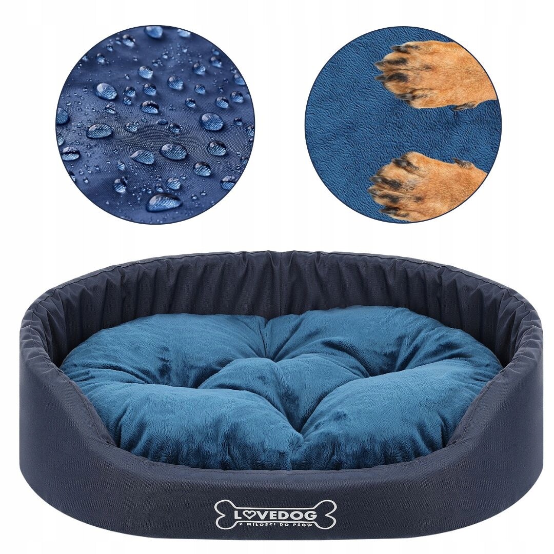 Pelíšek pro psa kočku Vodotěsné potah gauč kotec Lovedog XL 80x70