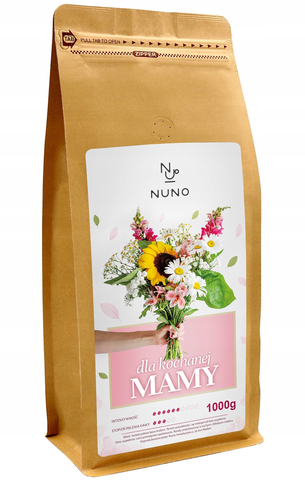 Čerstvě Pražená Káva Nuno Dárek Pro Maminku Kraftová Čerstvě Pražená 72H