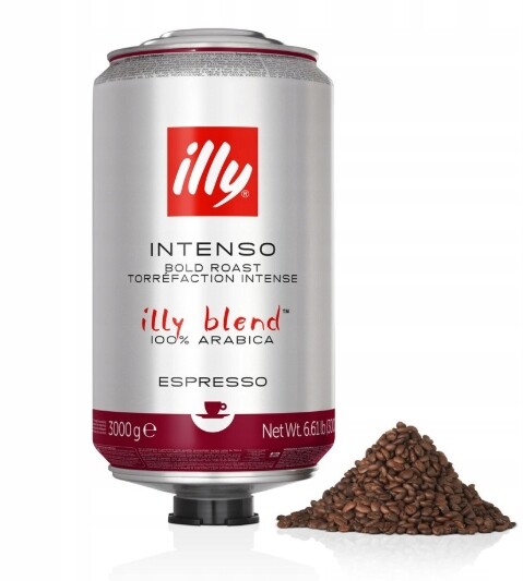 Káva zrnková Illy Espresso Intenso 3 kg 100% Arabica, Hluboká chuť