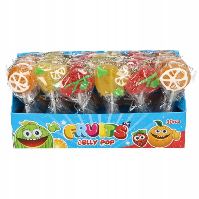 Jelly Pops Fruits Lízátko Želé