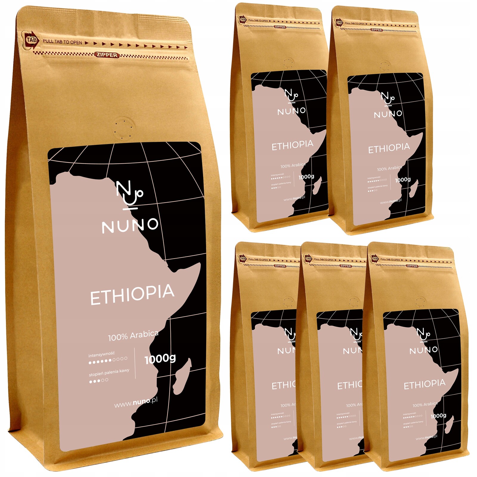 Káva Čerstvá Etiopie 72 Hodin Od Vyhoření Arabika 6 Kg