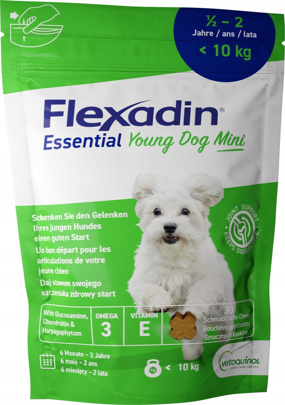 Flexadin Young Dog Mini 30 kusů pro psa podpora kloubů
