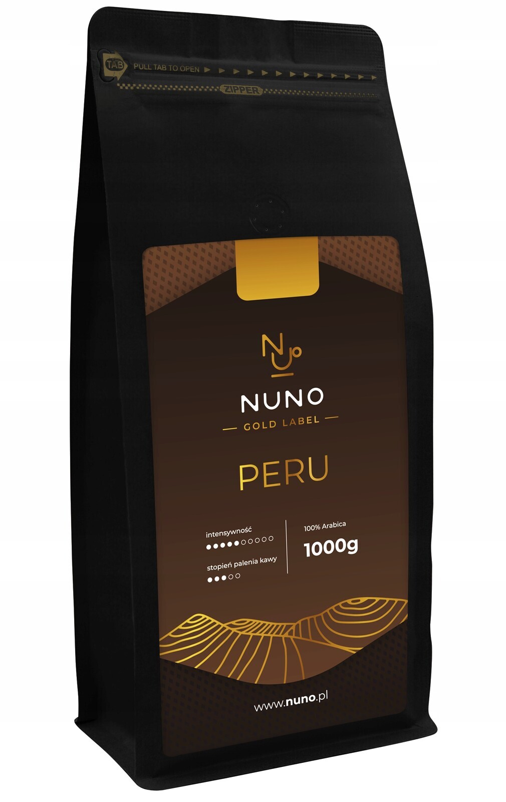 Káva Zrnková Arabica 100 % Čerstvě Pražená Kraft 72h Nuno Gold Peru 1kg