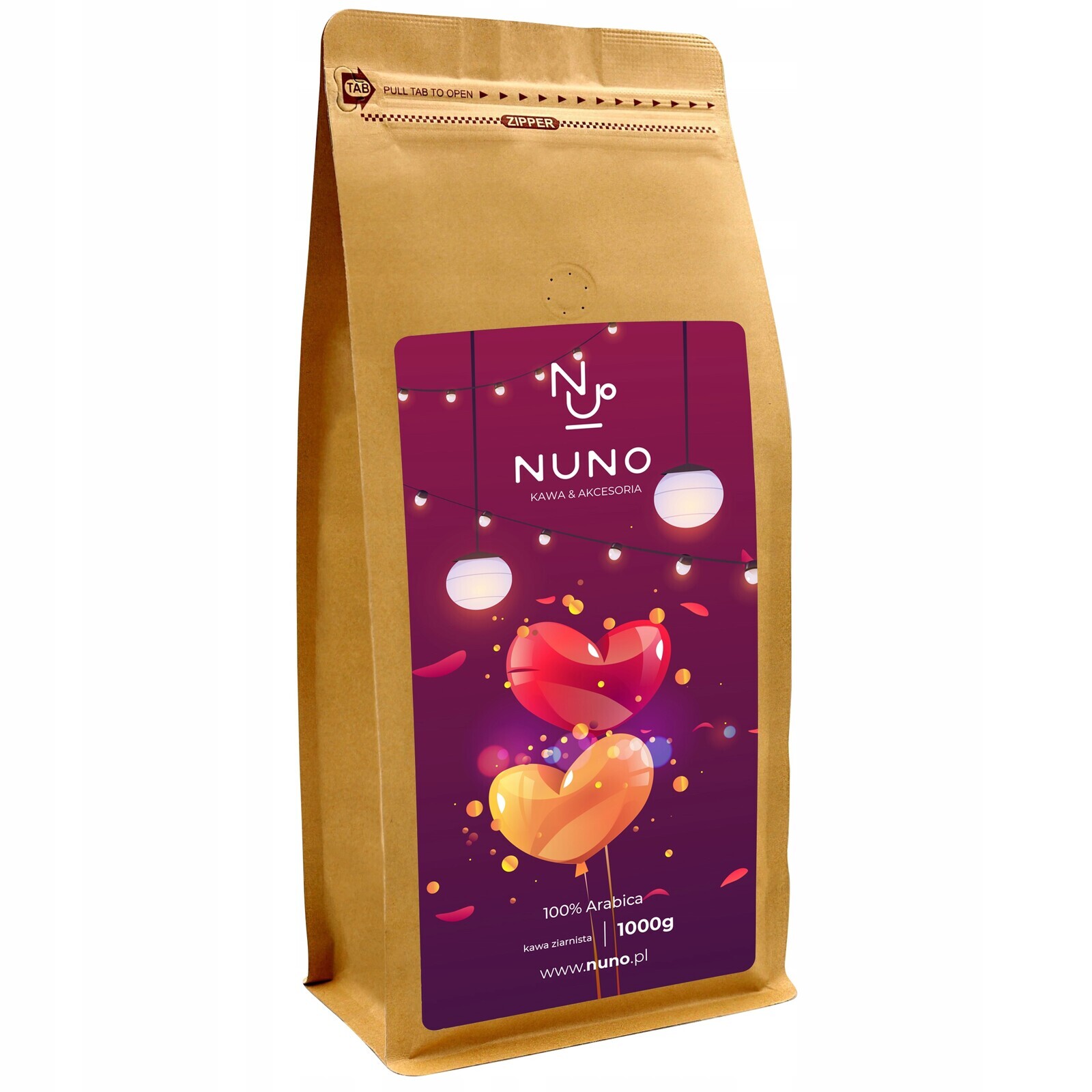 Káva Zrnková 1kg Brazílie Čerstvě Pražená 72h Pro Zamilované Na Valentýna