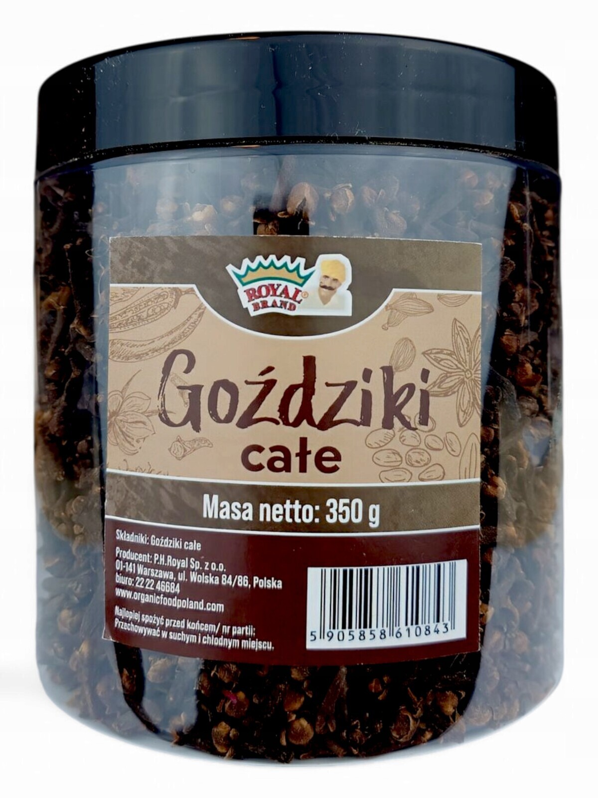 Hřebíček Celý 350 g Esenciální Hřebíček Celý Gat I ve sklenici Kořeněná sklenice