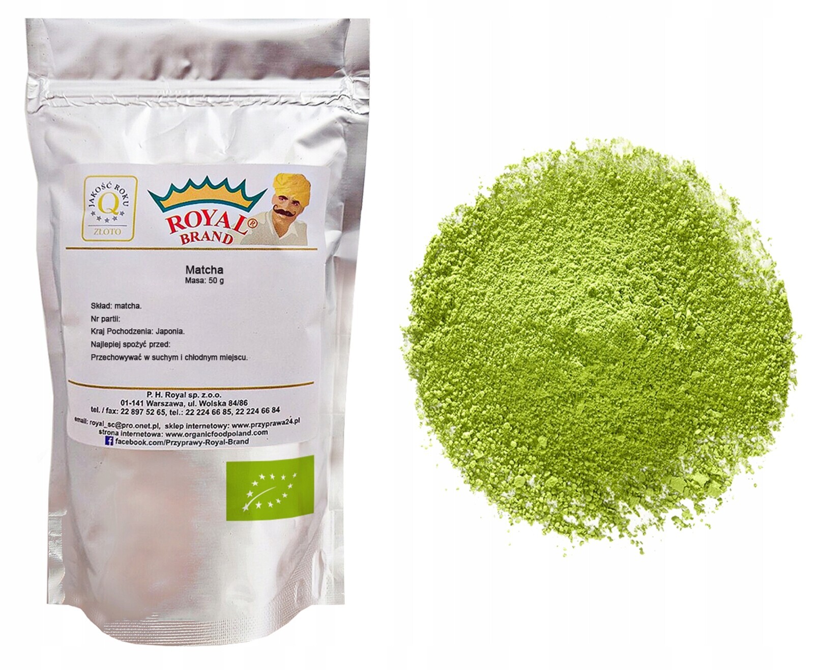 Nejlepší Zelený Čaj Matcha japonská Bio 50g Čaj v prášku