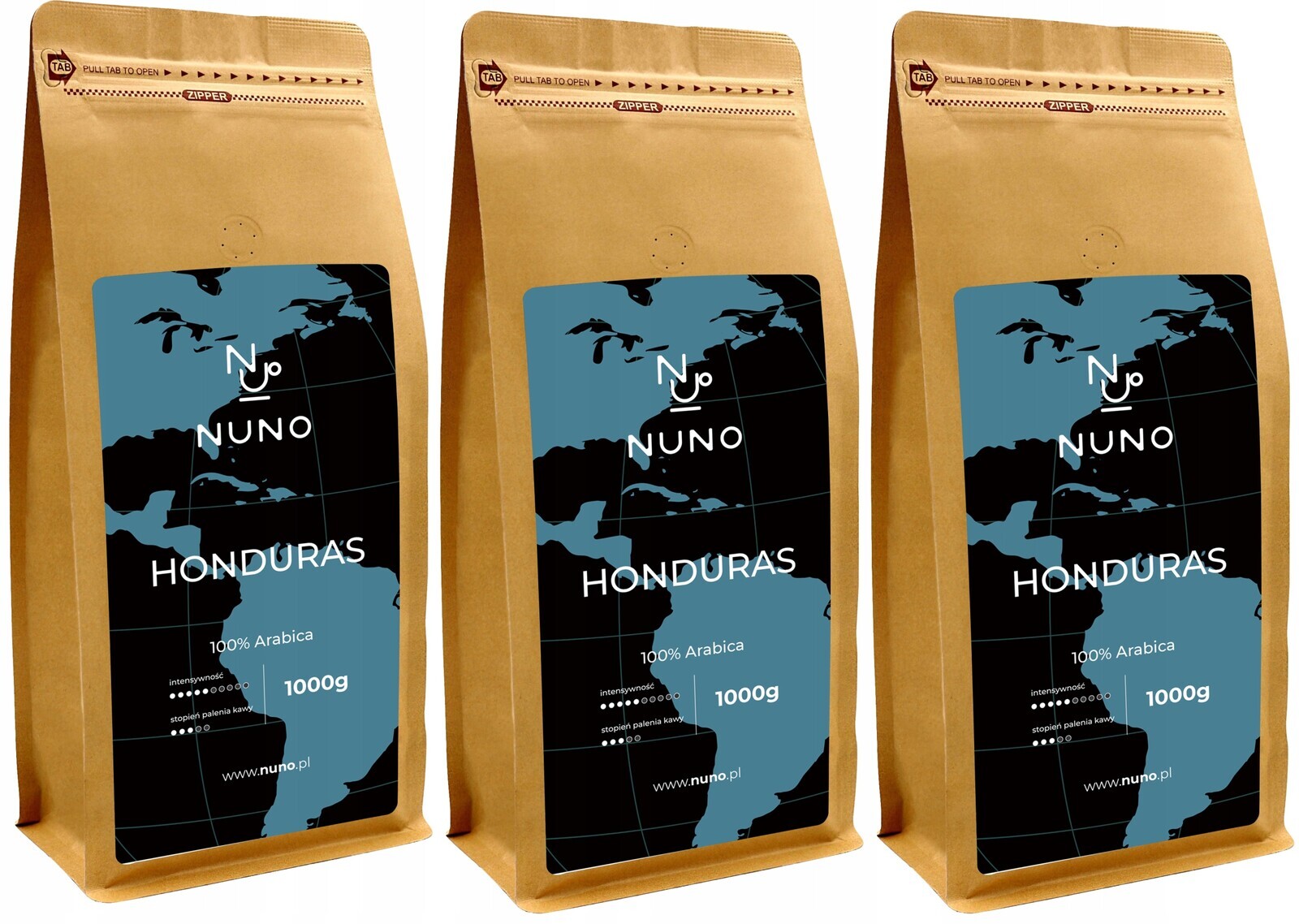 Káva Honduras Čerstvá 72H Od Vypálení Nuno 3X1KG