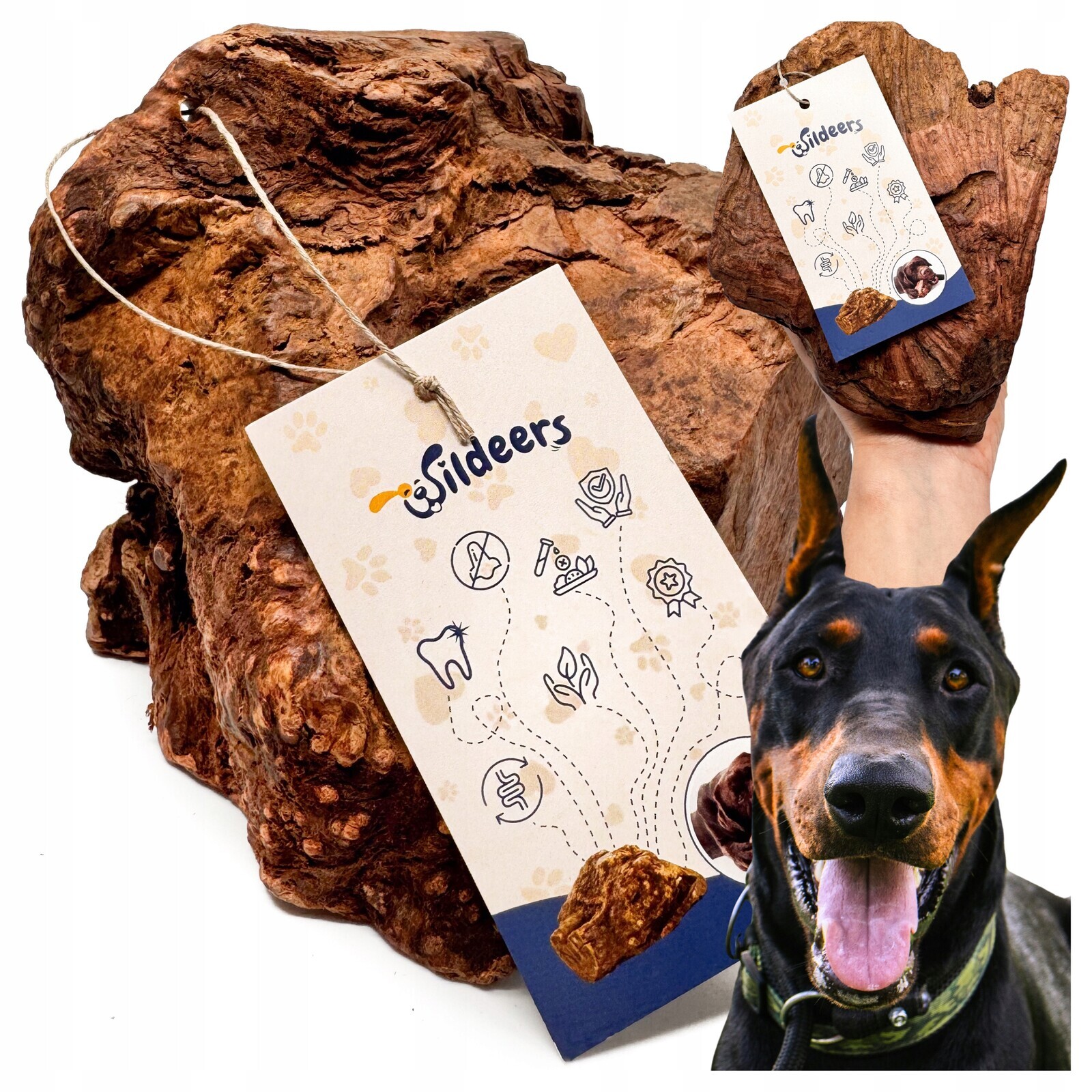 Velký Vřesový Kořen XL 625 g Pro Psa Na Kousání Na zubní kámen Premium