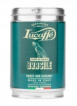 Káva zrnková Arabica Lucaffe Brasil 250 g