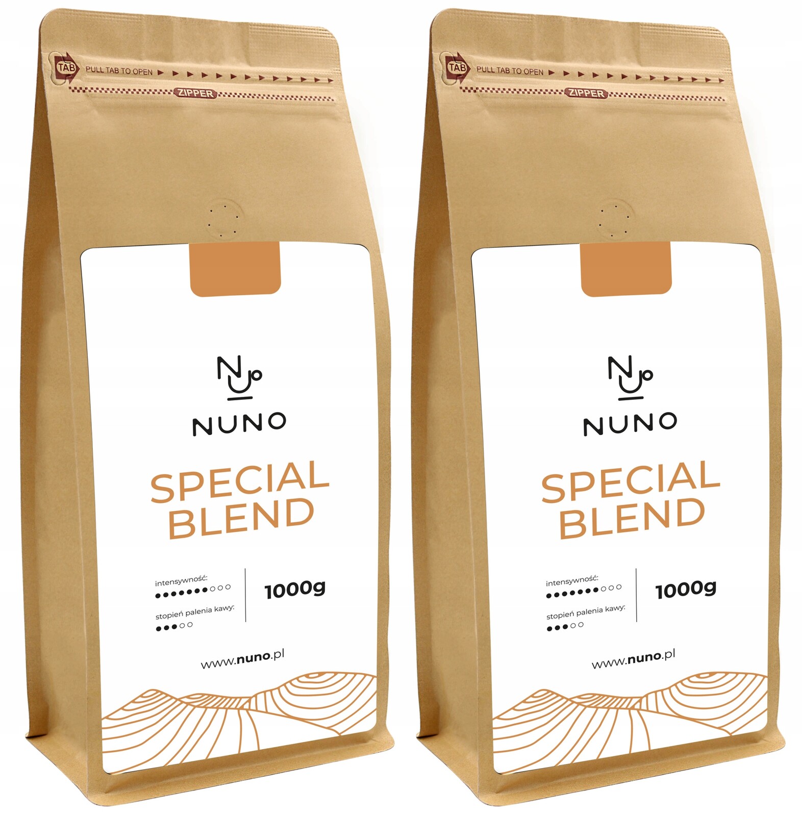 Káva Zrnková 1kg x2 Čerstvě Pražená Směs z pražírny Nuno Special Blend