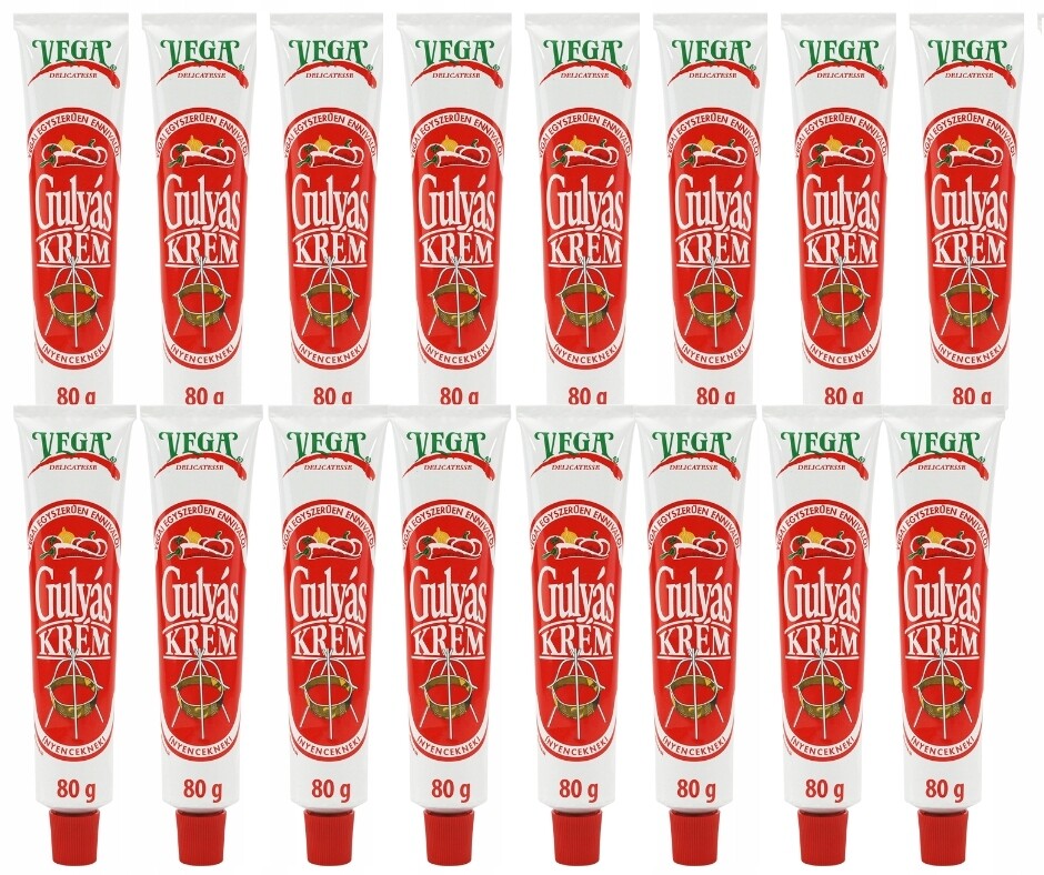 Maďarský gulášový krém Vega Delicatesse 80 g 16 x maďarský krém Vega