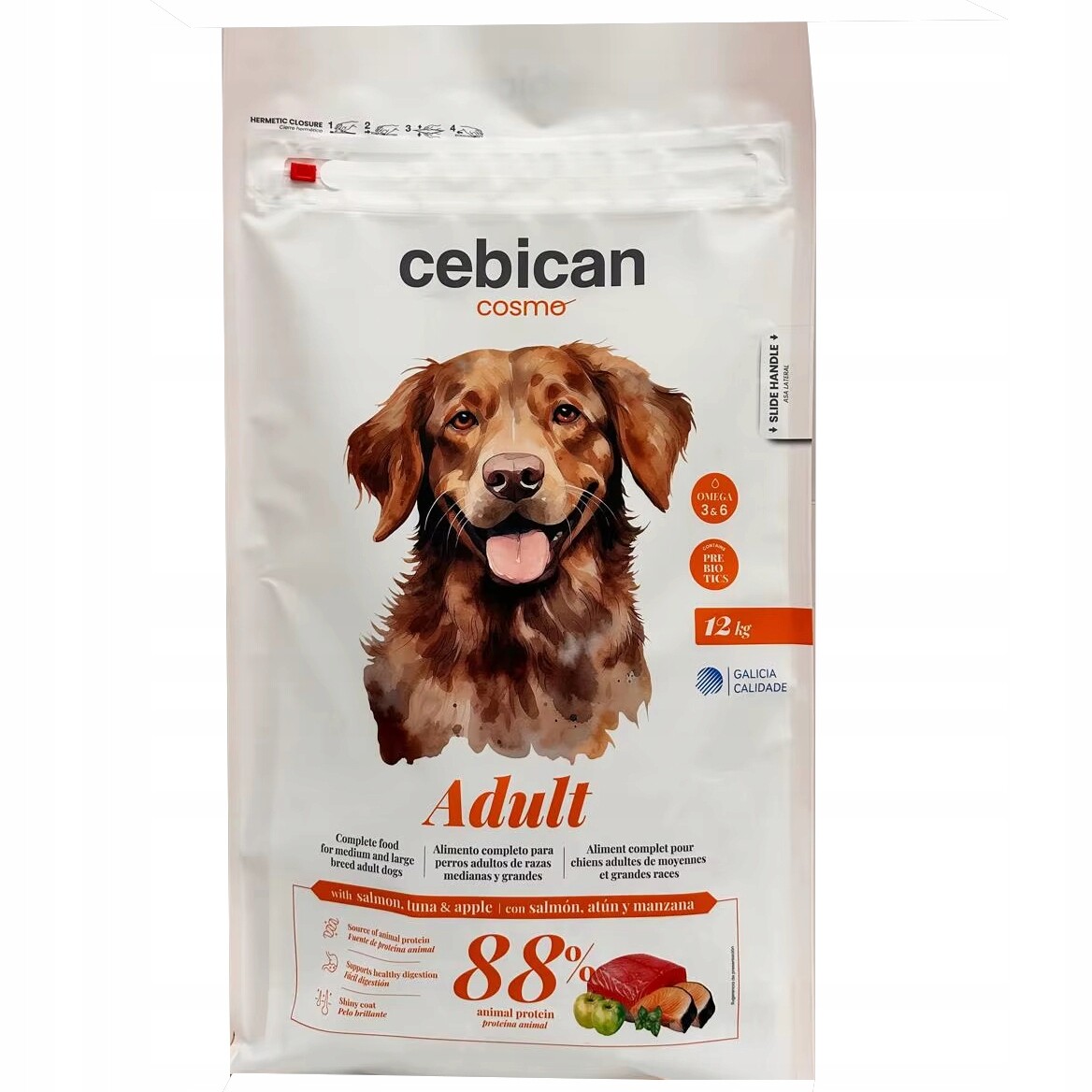 Cebican Cosmo premium s lososem pro dospělé psy 12 kg