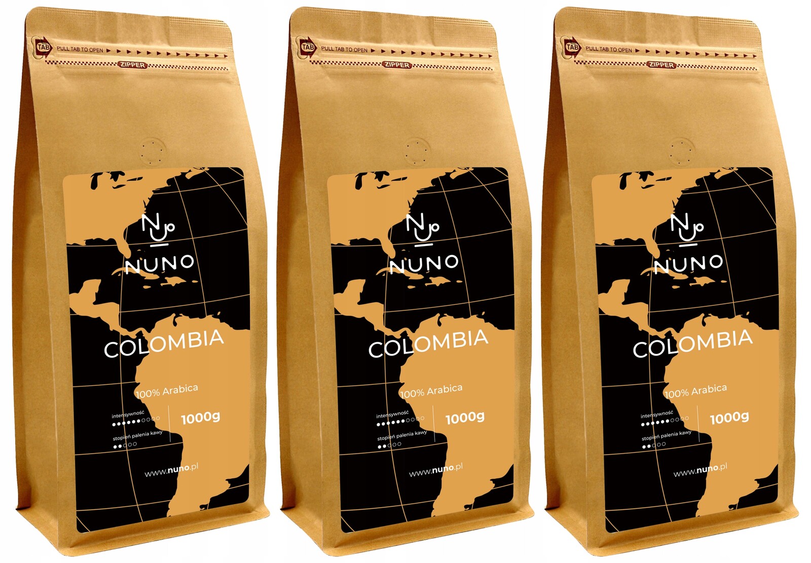 Káva Kolumbie Čerstvá 72H Od Vypálení Arabika 3KG