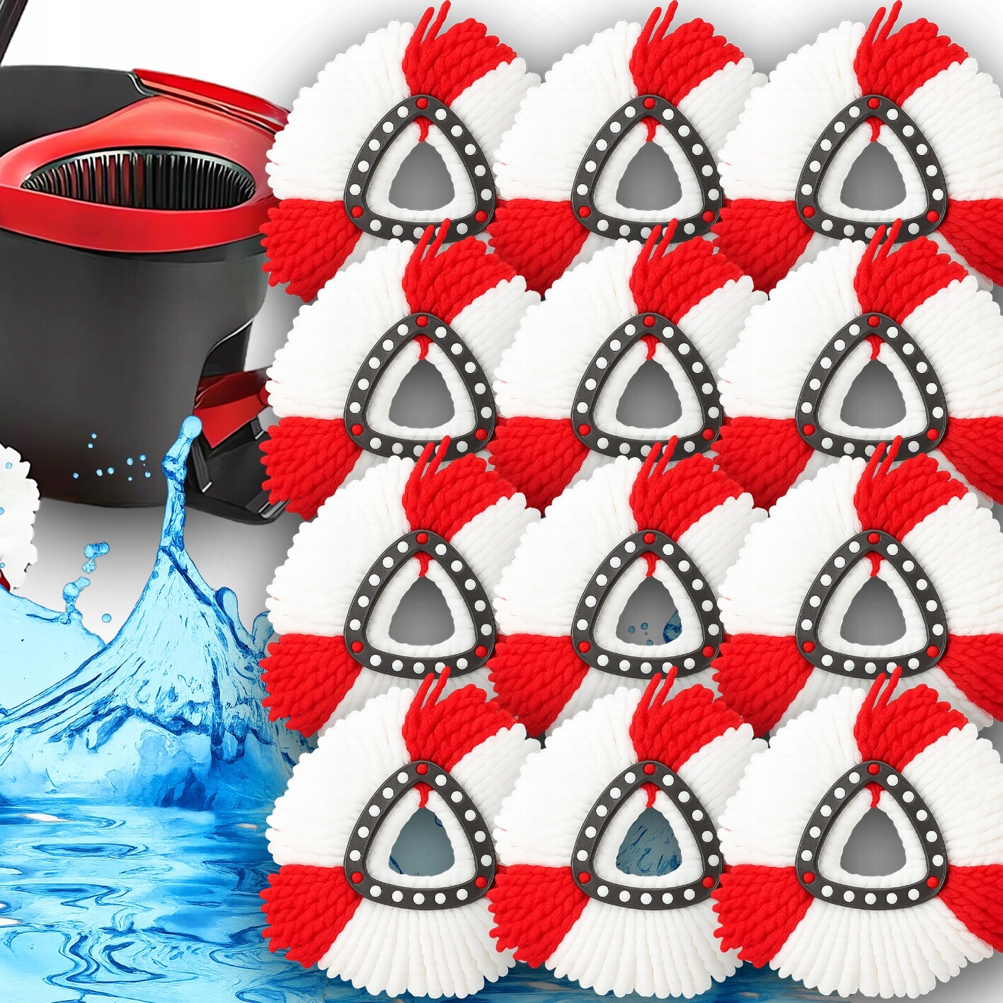 Vložka Do Mopu Mop Náhradní Vileda Turbo Absorpční Vložka 12ks