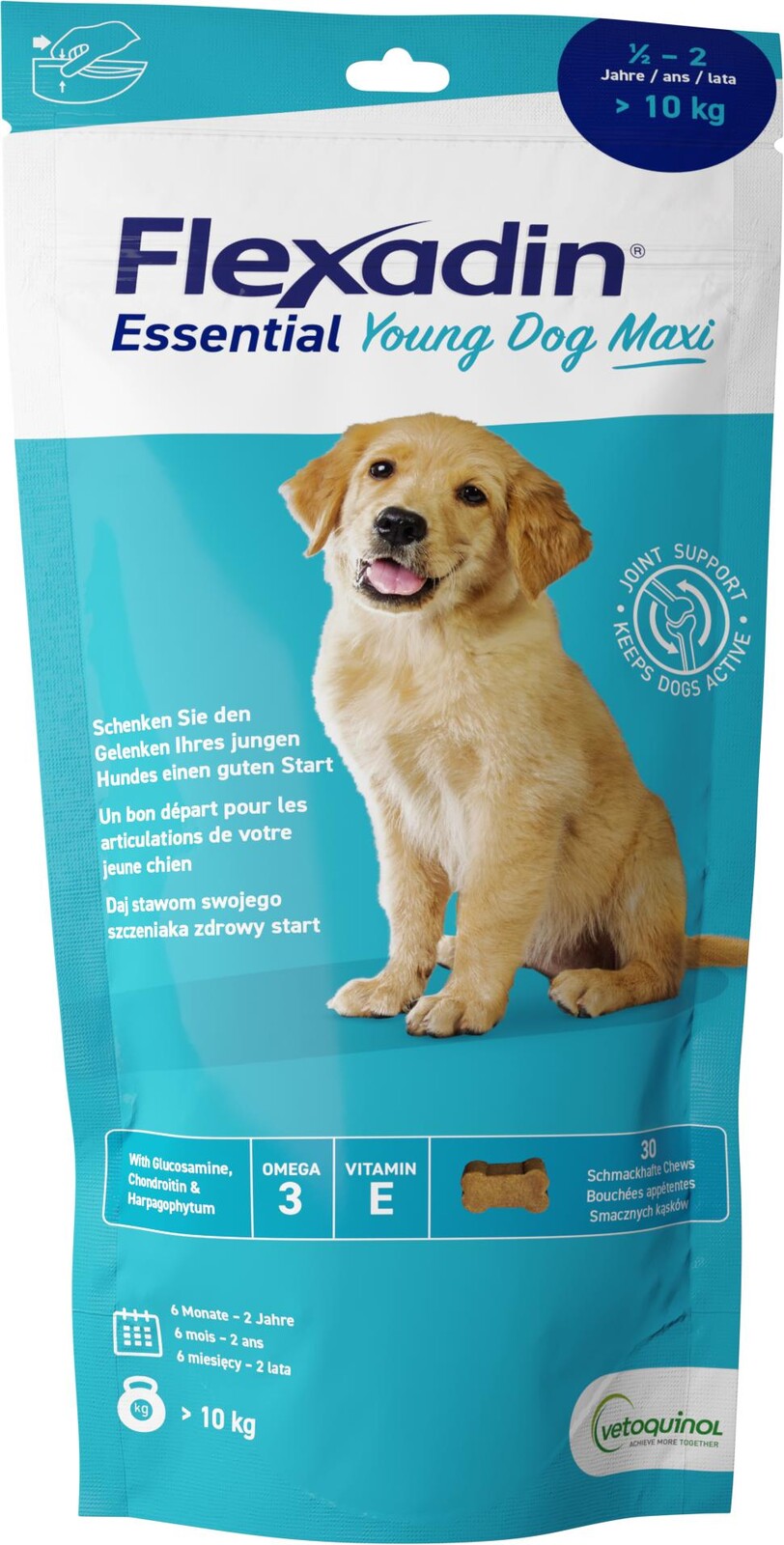 Flexadin Young Dog Maxi 30 soust pro psa podpora kloubů