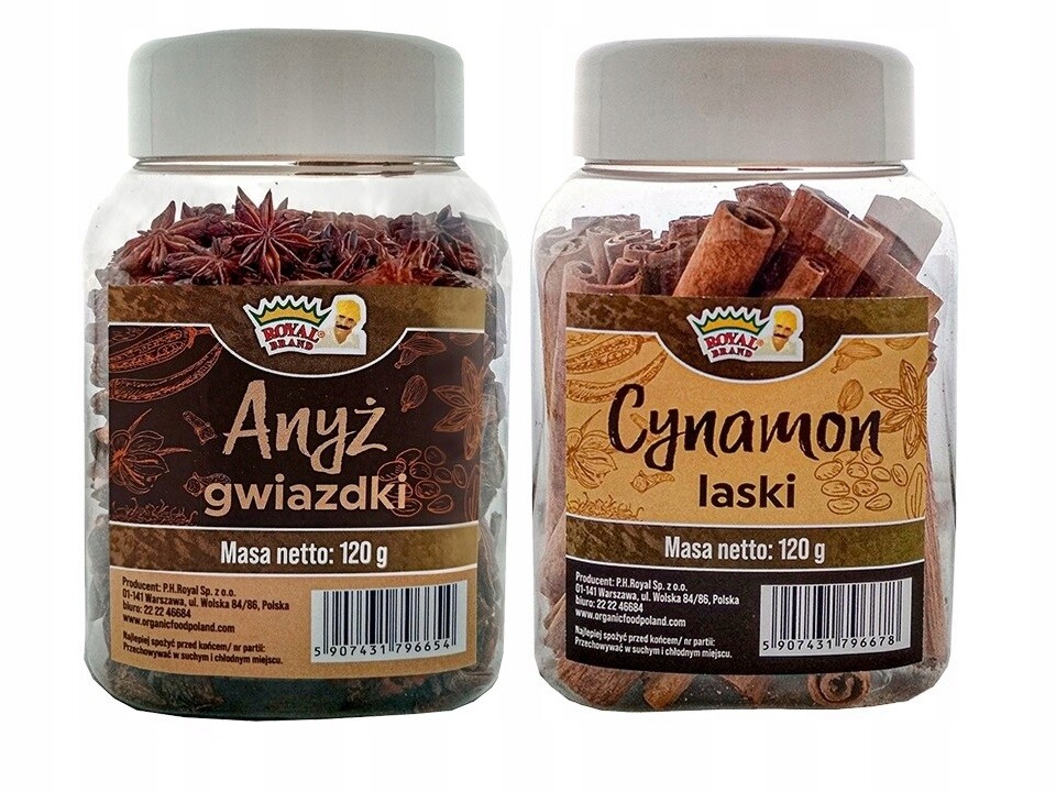 Sada: Anýz Hvězdičky 120 g a Skořicová tyčinka 120 g