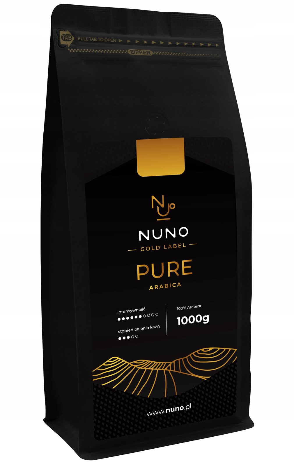 Káva Nuno Gold Pure Arabica Čerstvě Pražená 72H 1KG