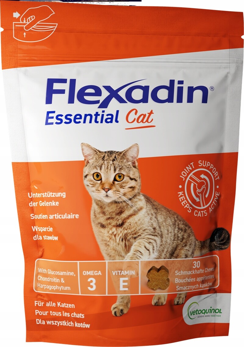 Flexadin Cat 30 soust pro kočky – podpora kloubů