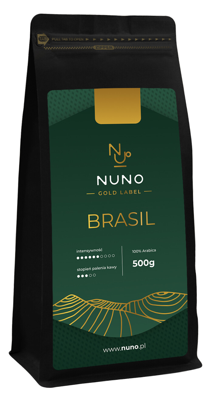 Káva Nuno Gold Brasil Čerstvě Pražená 72H 500G Kraft