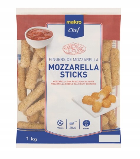 Metro Chef Mozzarella sticks zmrazené 1 kg