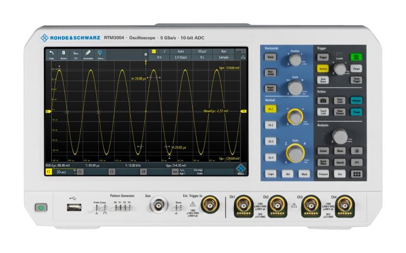Rohde & Schwarz Rtm3K-54Pk Mso, 500Mzh, 4+16Ch, 2.5Gsps, 700Ps