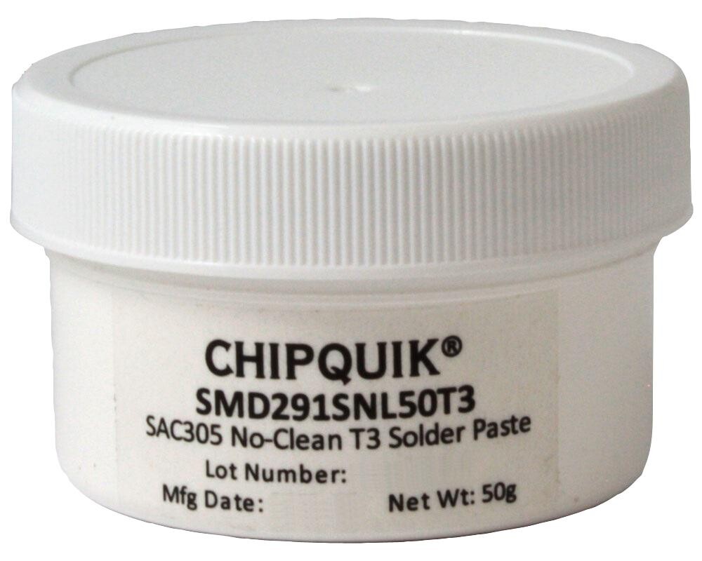 Chip Quik Smd291Snl50T3 Solder Paste, Synthetic No Clean, 50G