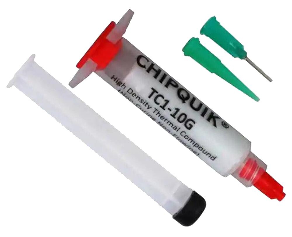 Chip Quik Tc1-10G Heat Sink Compound, Syringe, 10G