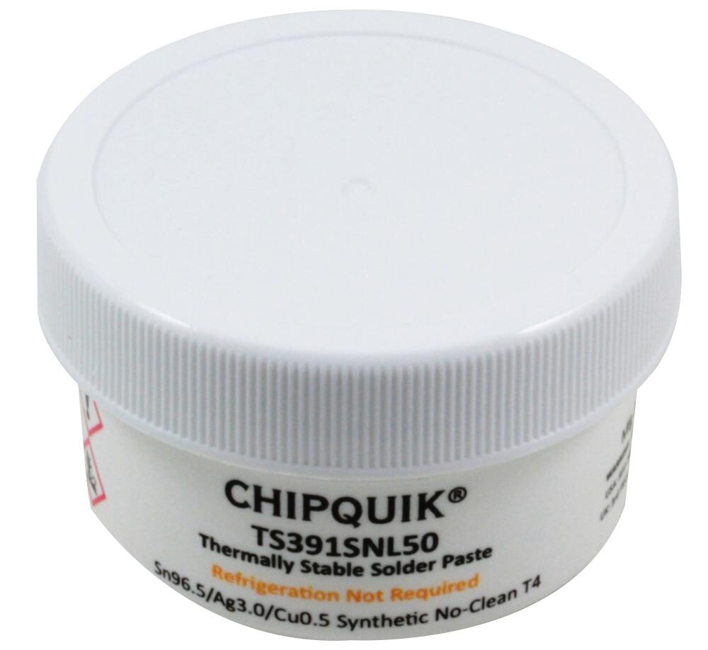 Chip Quik Ts391Snl50 Solder Paste, Synthetic No Clean, 50G