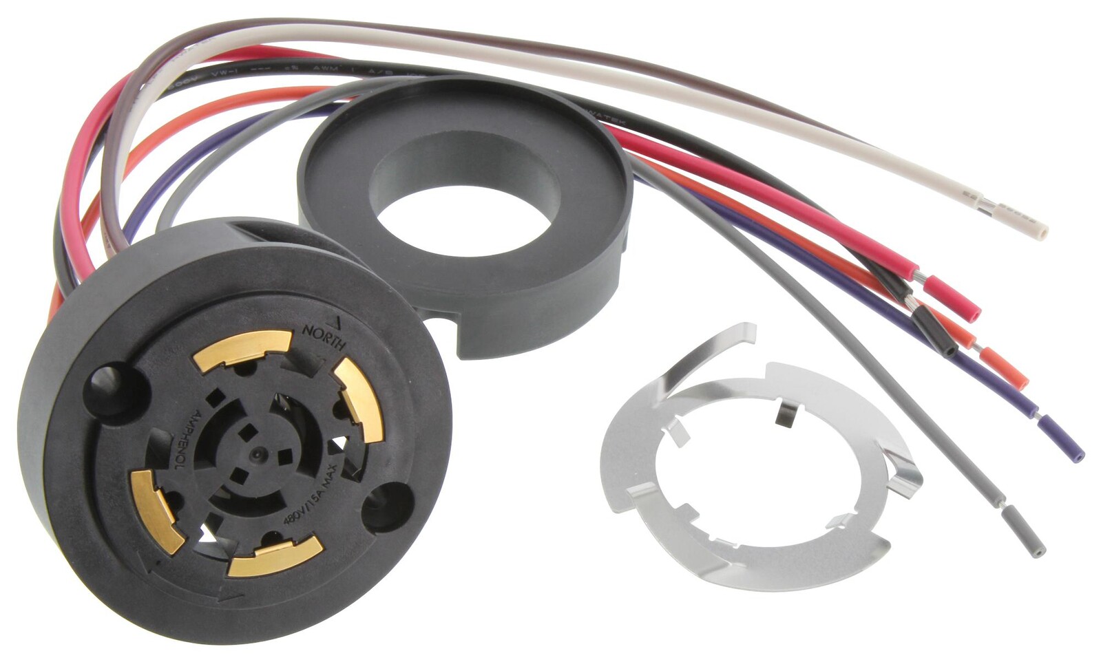 Amphenol Communications Solutions Fla-R4141-30-05. Led Conn, Rcpt, 7Pos, Cable Mount, 14Awg