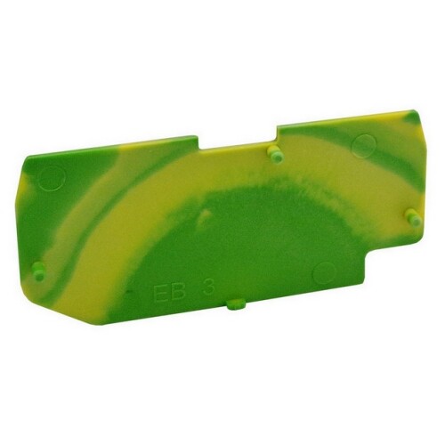 Koncová přepážka Elektro Bečov pro jednopólové řadové svorky PS PE 2,5 (1+2) BA102005