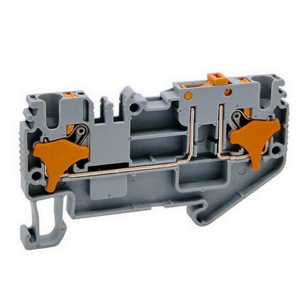 Bezšroubová svorka Elektro Bečov PS 2,5 D rozpojovací šedá AA101050.21