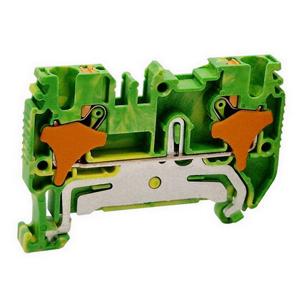 Bezšroubová svorka Elektro Bečov PS PE 2,5 zemnící žlutozelená AA102001