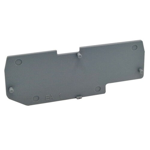 Koncová přepážka Elektro Bečov pro svorky PS 2,5 (2+2) a rozpojovací svorky PS 2,5 D (1+2) BA101010.21