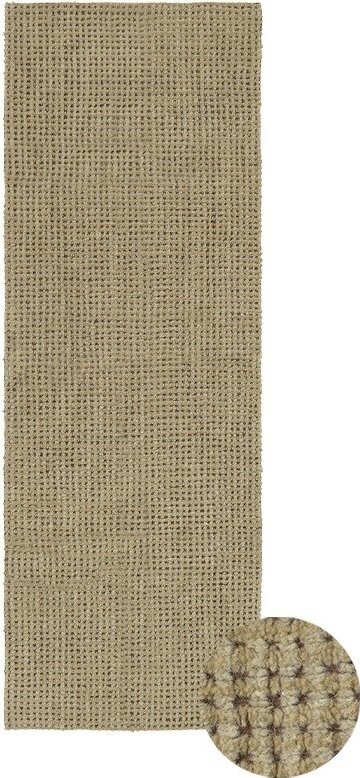 Khaki pratelný/ručně tkaný vlněný běhoun 80x230 cm Unexpected Wool – Lorena Canals