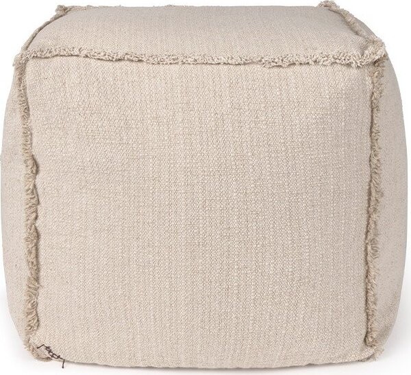 Krémový sedací vak Handloom – Lorena Canals