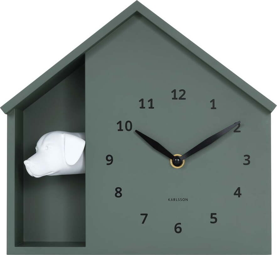 Nástěnné hodiny Peeking Doggy – Karlsson